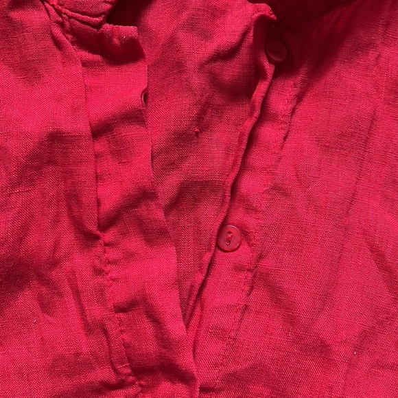 Harris Wilson - France linen dress in red - Picture 4 of 8